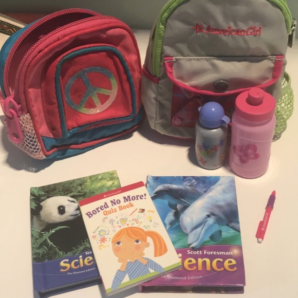 AMERICAN GIRL SCHOOL BACKPACK SET - Picture 1 of 12